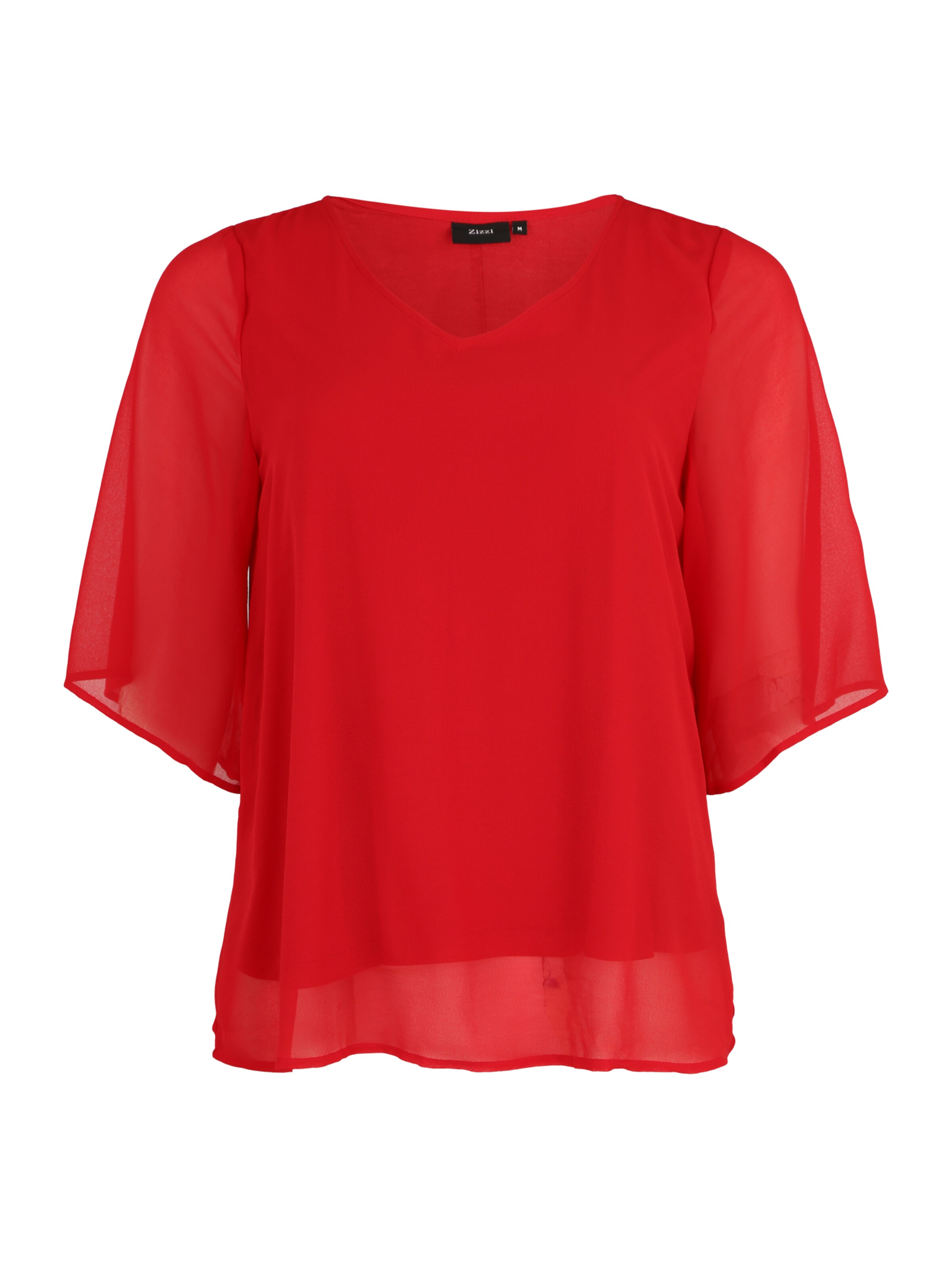 Zizzi - Tuniek 'SISSA' in de kleur Rood