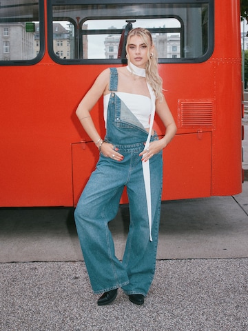 Latzhose White Top