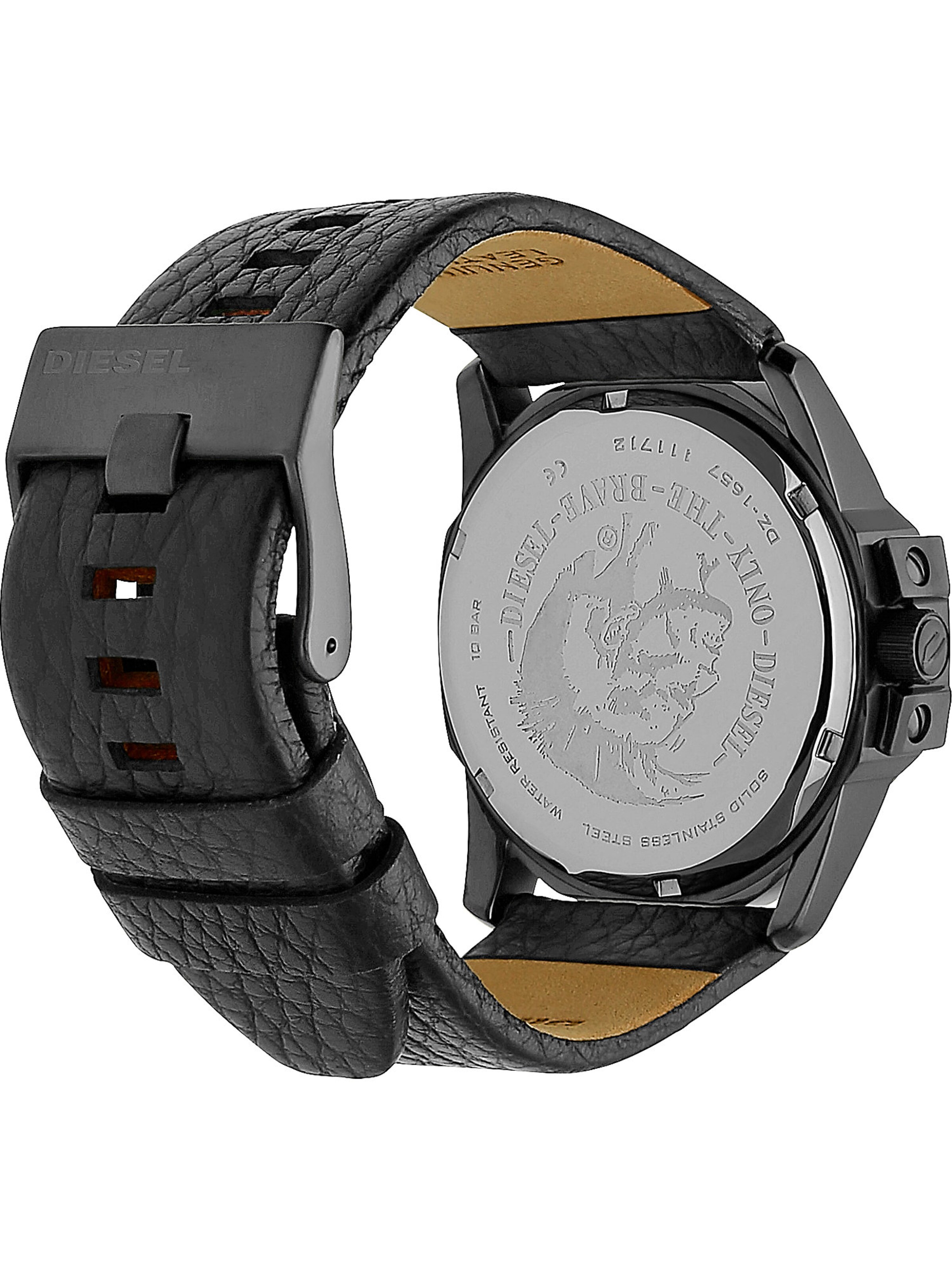 DIESEL Аналоговые часы 'Master Chief' в Черный