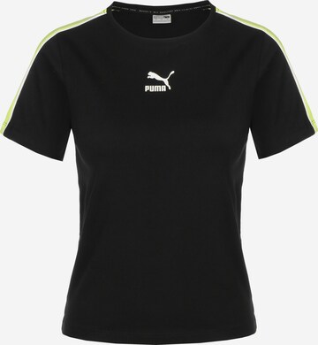 PUMA T-Shirt 'Classics' in Schwarz: predná strana