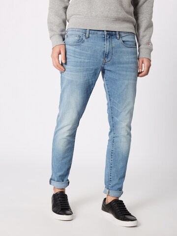 Coupe slim Jean 'Revend' G-Star RAW en bleu : devant