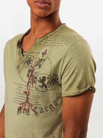 Regular fit Tricou 'WEAPON' de la Key Largo pe verde