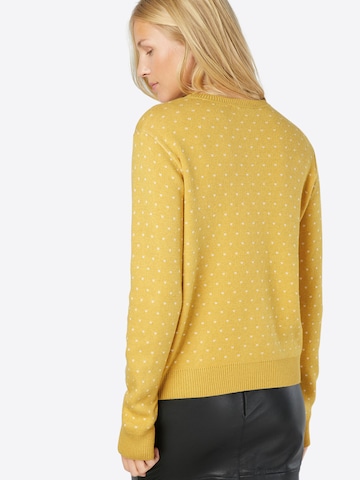 Pull-over 'Leena Jumper' ABOUT YOU en jaune : derrière