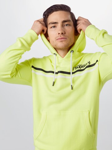 Superdry Regular fit Sweatshirt in Geel