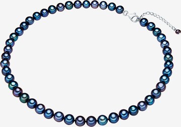 Valero Pearls Necklace in Blue: front