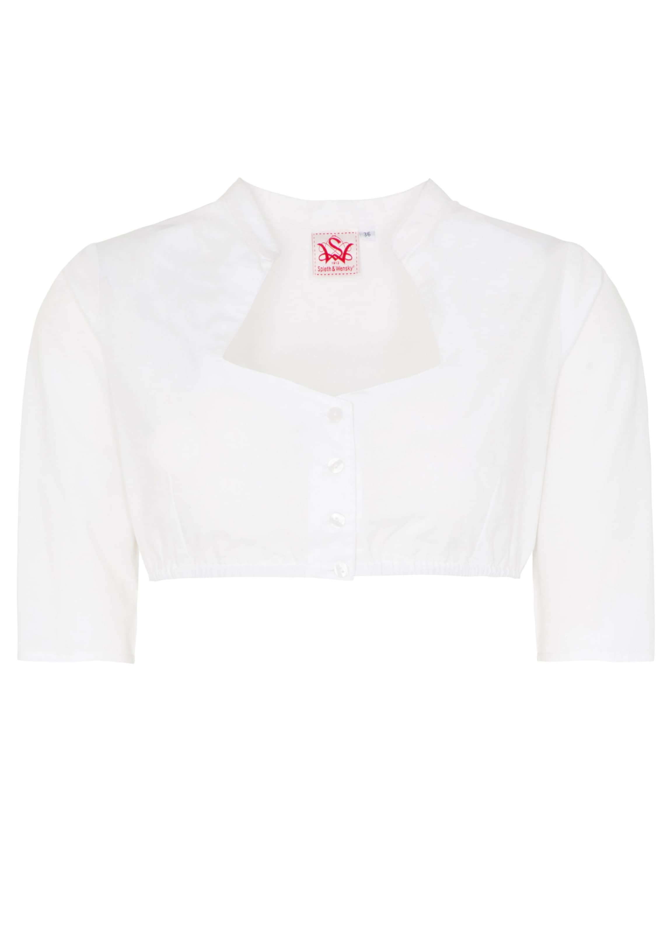 SPIETH & WENSKY - Bluse 'Kensie' in weiß