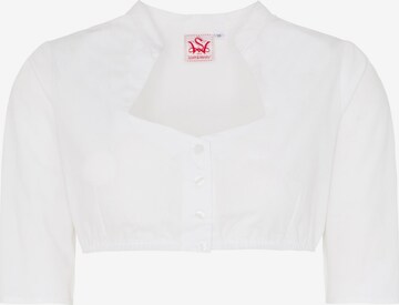 SPIETH & WENSKY Klederdracht blouse 'Kensie' in Wit: voorkant