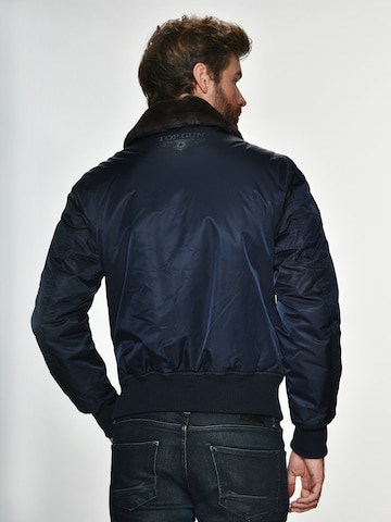 TOP GUN Between-Season Jacket 'Fly' in Blue