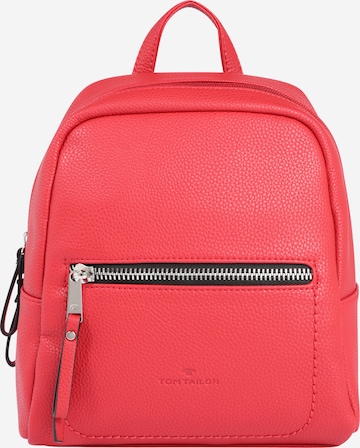 TOM TAILOR Backpack 'Tinna' in Red: front