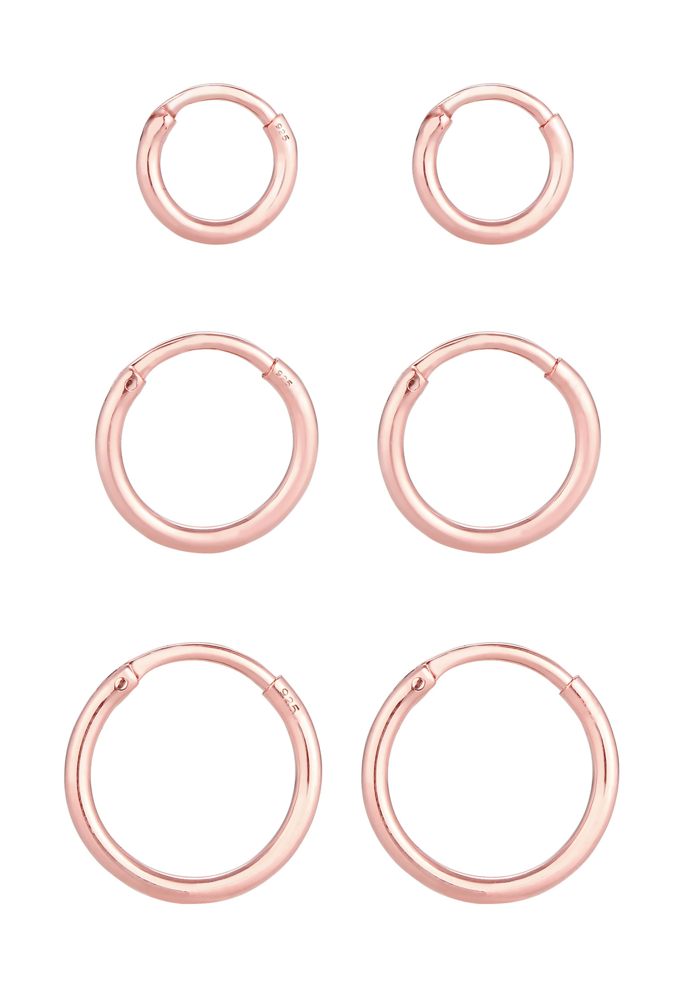 ELLI Náušnice 'Creolen' - Zlatá