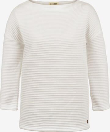DESIRES Sweatshirt 'Jona' in White: front
