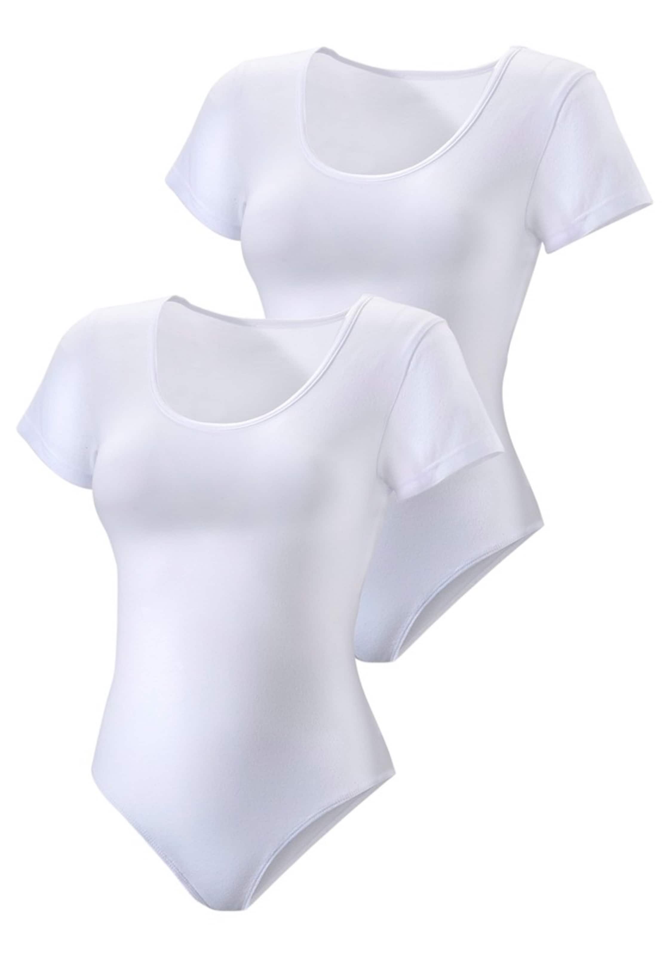 Body a maglietta di VIVANCE in bianco: frontale