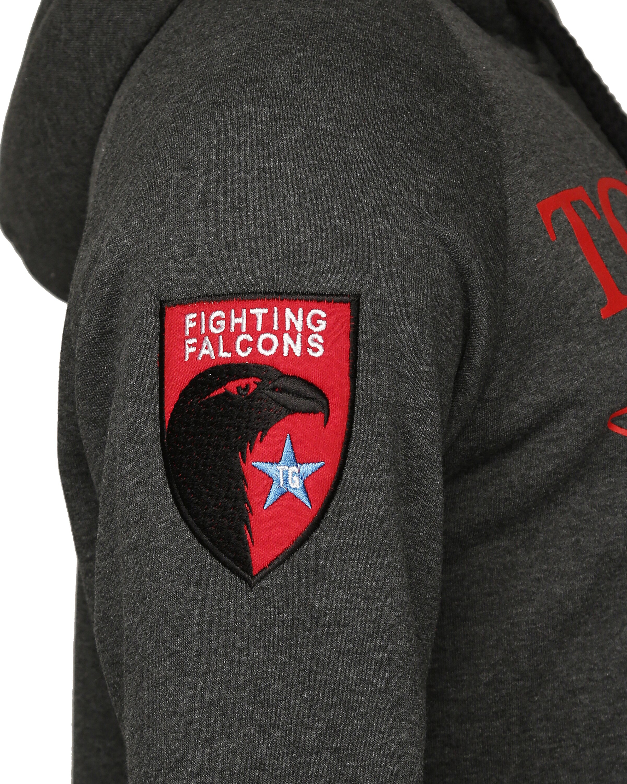 TOP GUN Sweater ' Defender ' in Grey