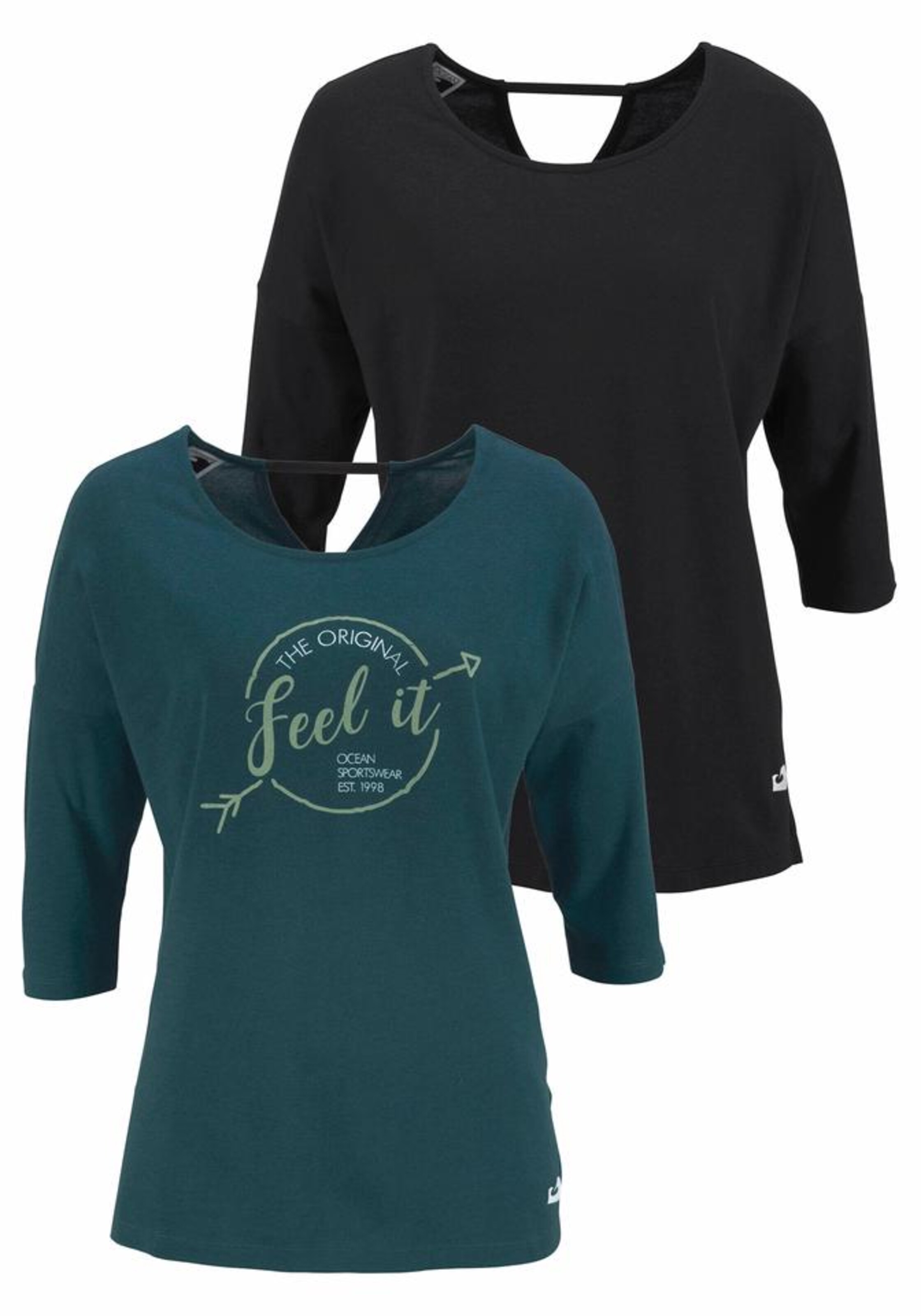 OCEAN SPORTSWEAR - T-Shirt in petrol