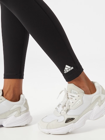 Skinny Pantaloni sport de la ADIDAS SPORTSWEAR pe negru