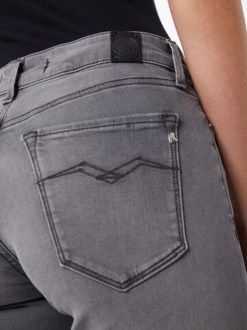 REPLAY Skinny Jeans 'NEW LUZ' in Grau