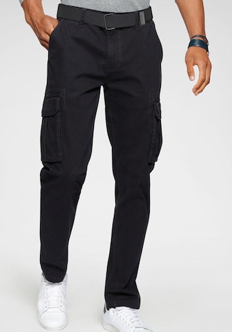 H.I.S Regular Cargo Pants in Black