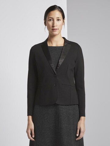 TOM TAILOR Blazer in Schwarz: Vorderseite