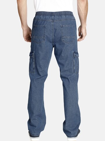 Loosefit Jeans cargo 'Esko' Jan Vanderstorm en bleu