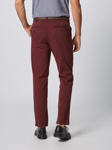 raudona JACK & JONES Standartinis „Chino“ stiliaus kelnės 'ROY JAMES': galas