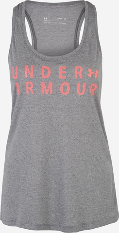 Haut de sport 'Threadborne' UNDER ARMOUR en gris : devant