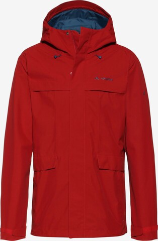 VAUDE Outdoorjas 'Rosemoor' in Rood: voorkant