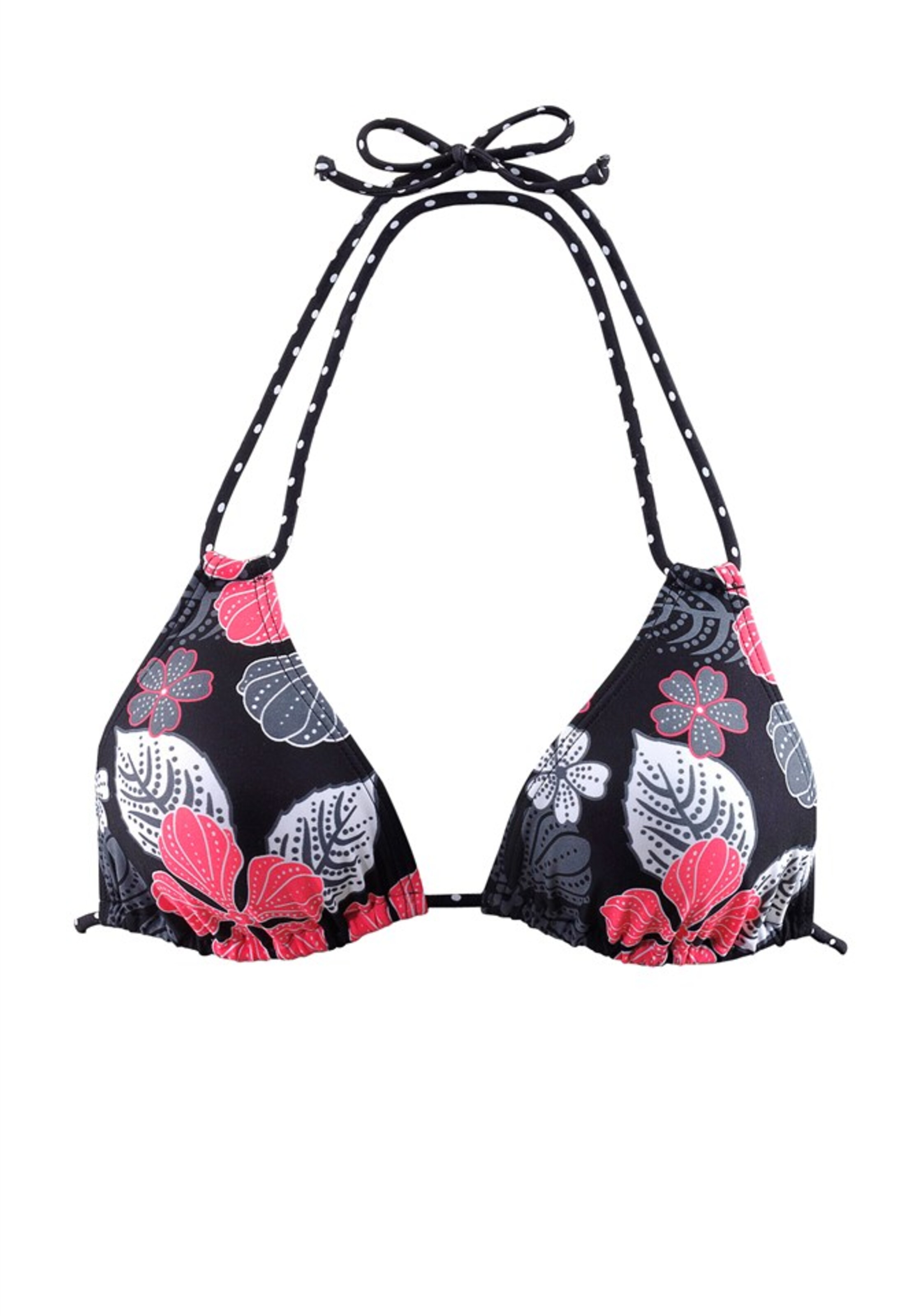 BUFFALO Сутиен с триъгълни чашки Горнище на бански в пъстро: отпред