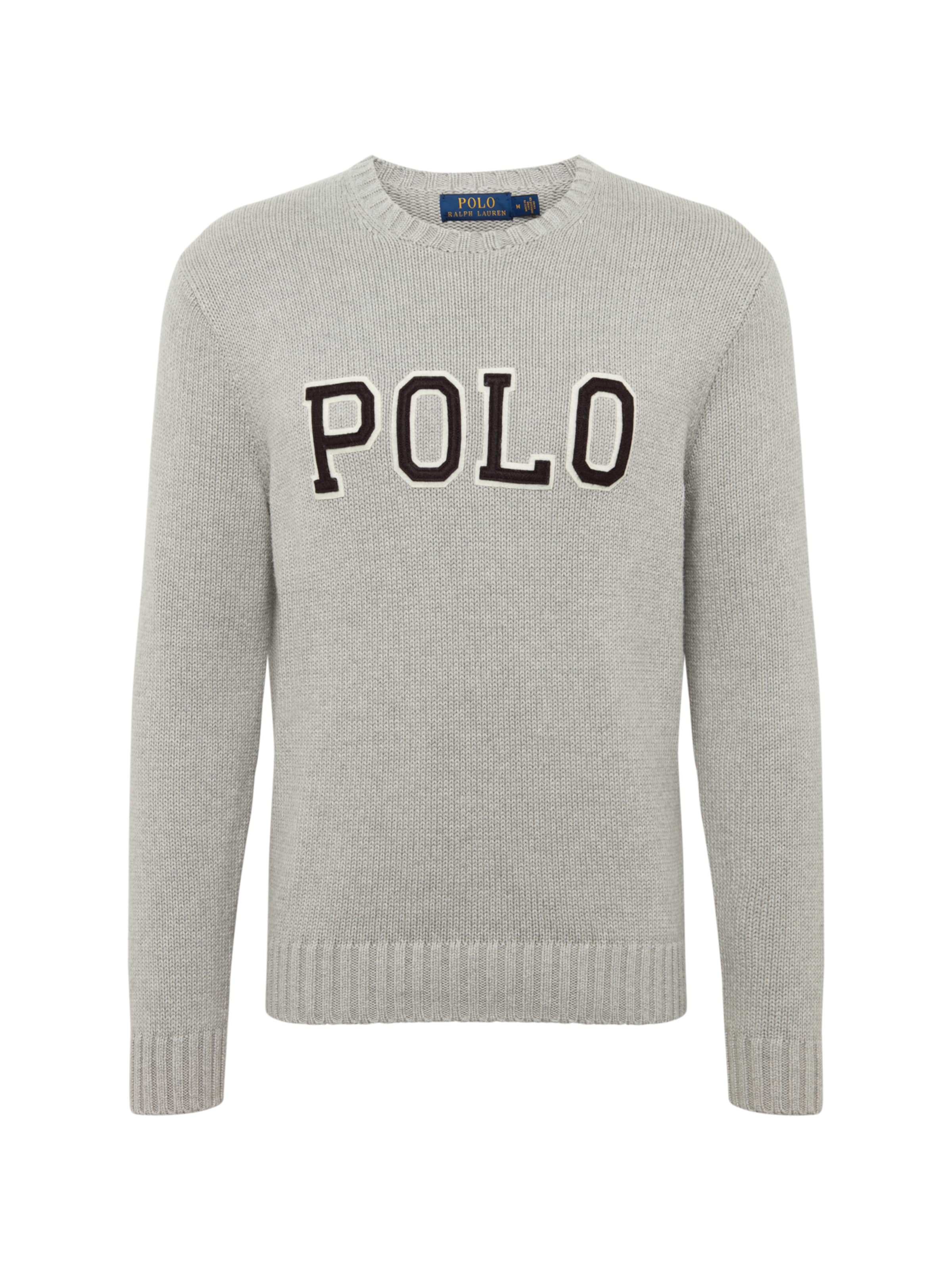 POLO RALPH LAUREN - Trui 'LOGO CN-LONG SLEEVE-SWEATER' in de kleur Nachtblauw