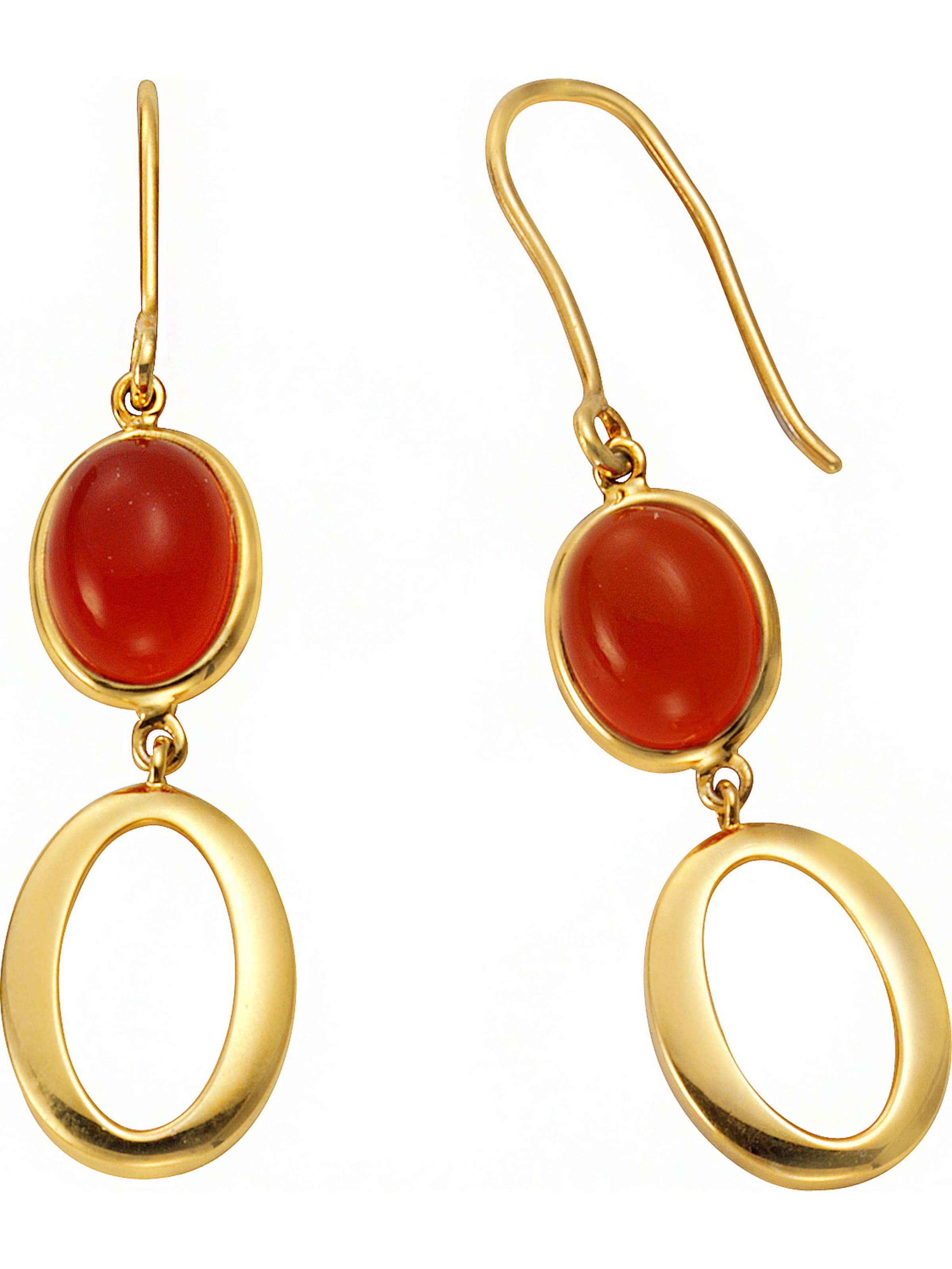 Jamelli Earrings in Gold: front