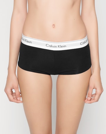Panty 'Boyshort' di Calvin Klein Underwear in nero: frontale