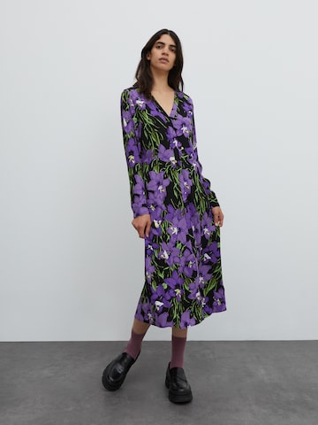 Robe-chemise 'Sallie' EDITED en violet : devant