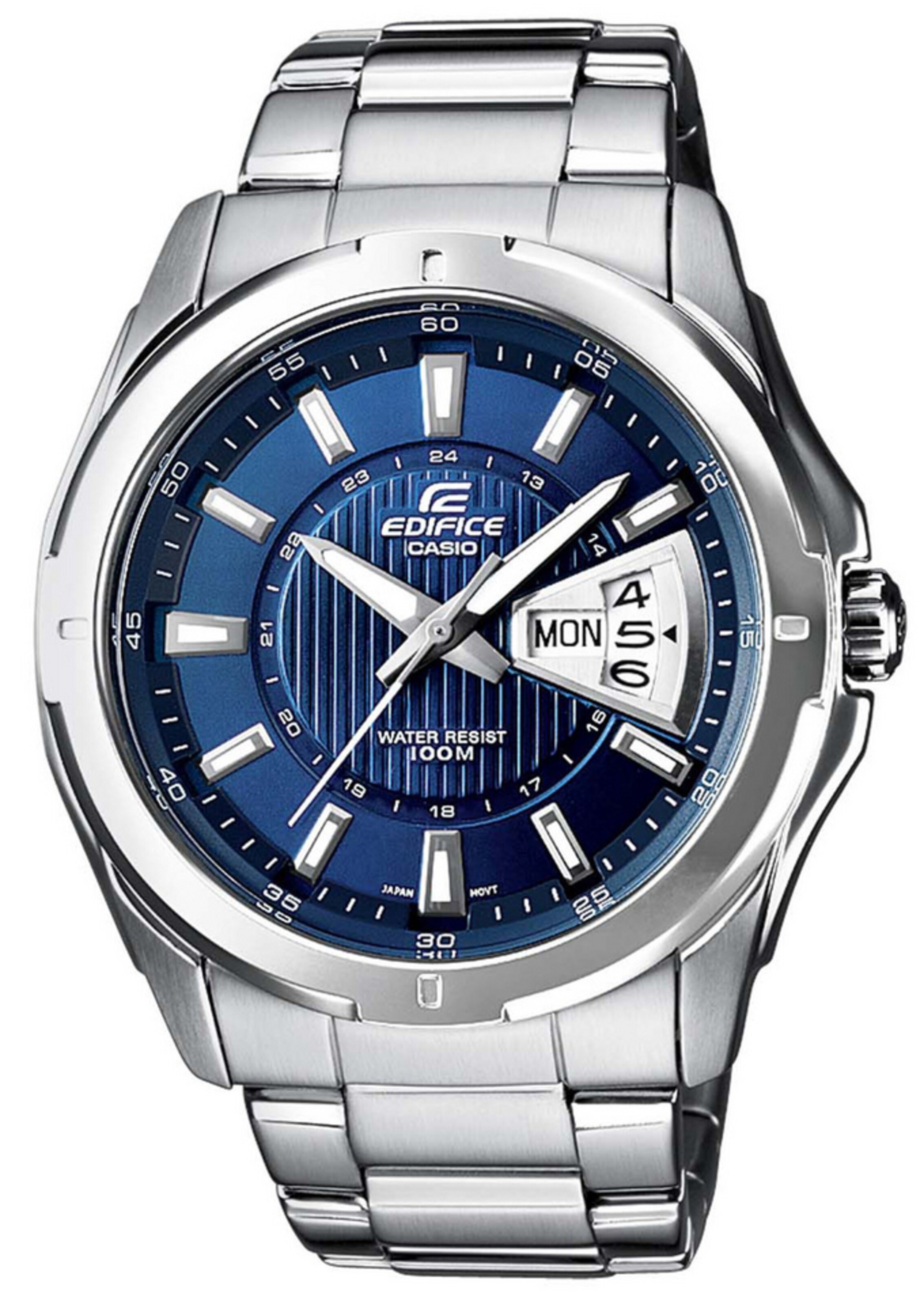 CASIO 'Edifice' Quarzuhr »EF-129D-2AVEF« in Silber: Vorderseite