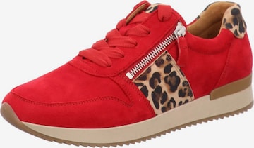 GABOR Sneakers laag in Rood: voorkant