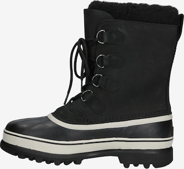 SOREL Snowboots 'Caribou' in Zwart: zijkant