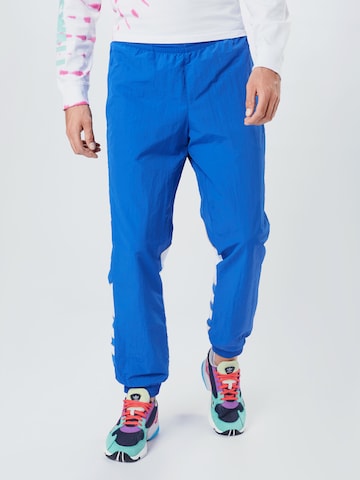 Effilé Pantalon 'Trefoil' ADIDAS ORIGINALS en bleu : devant