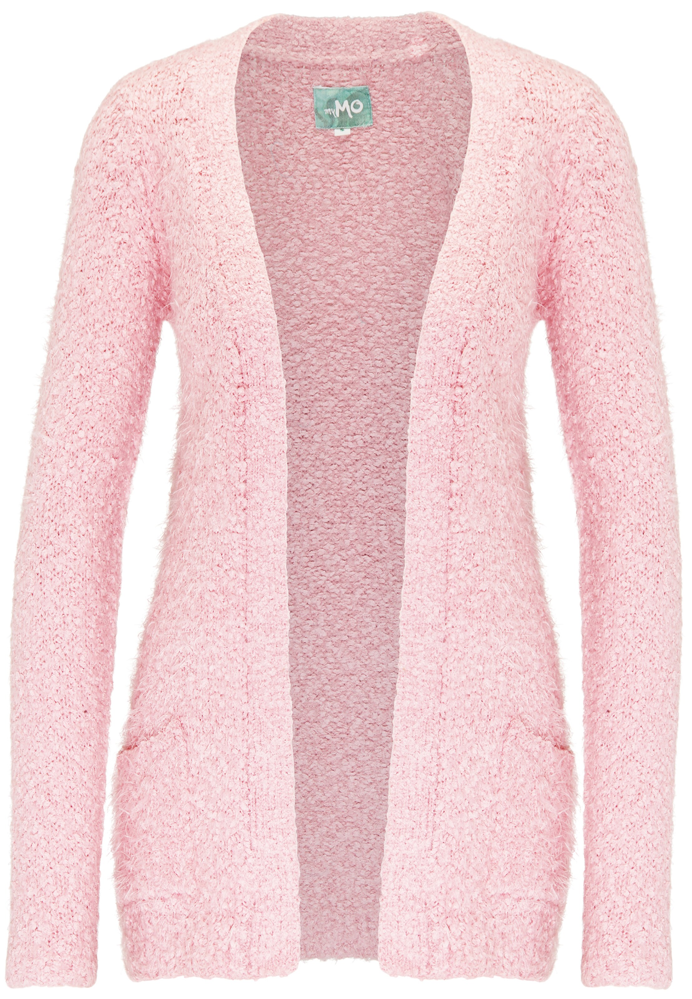 MYMO - Gebreid vest in de kleur Lichtroze