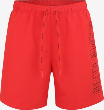 Calvin Klein Swimwear Zwemshorts in Rood: voorkant