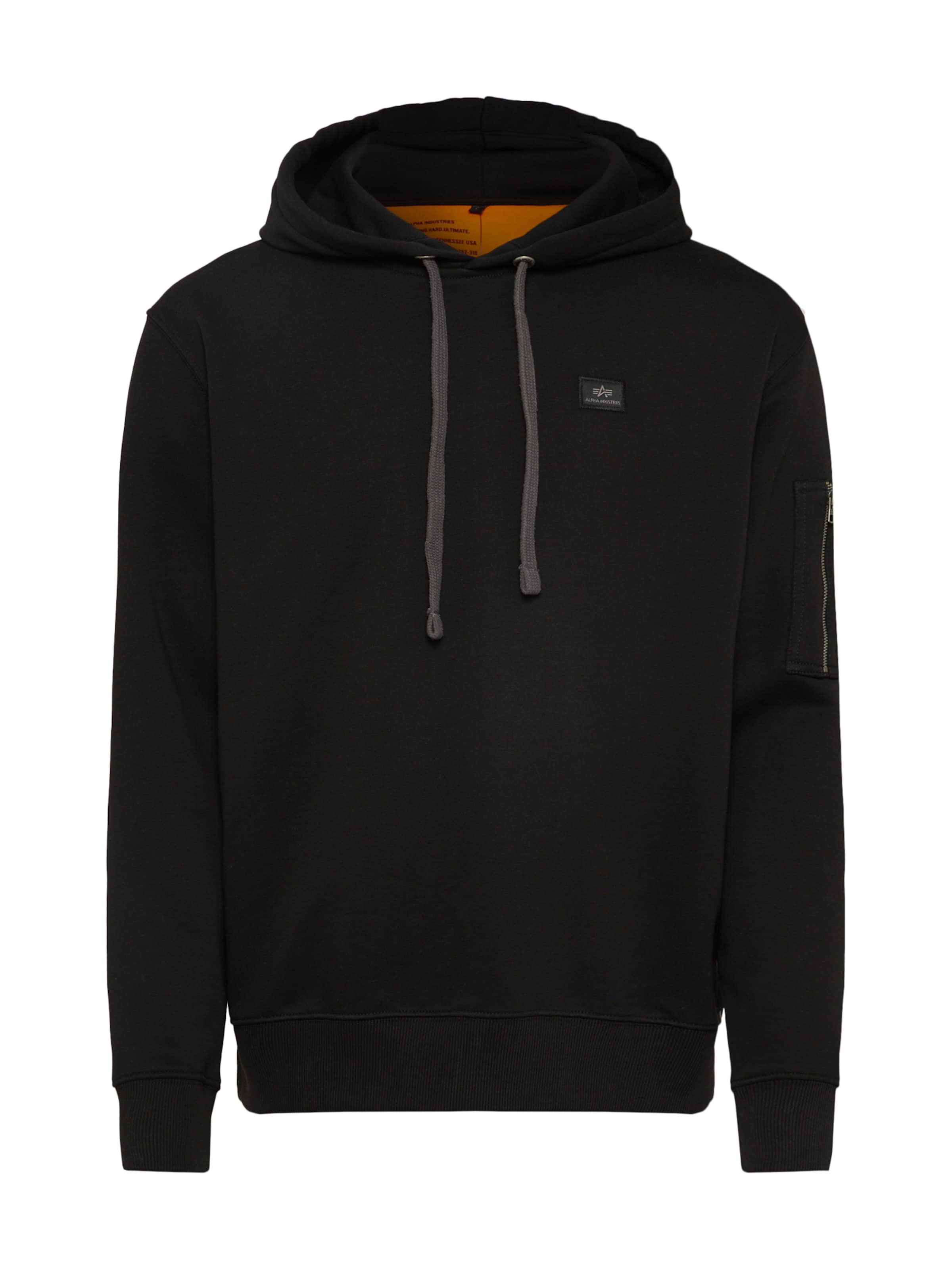 ALPHA INDUSTRIES Tréning póló 'X-Fit' - fekete: elől