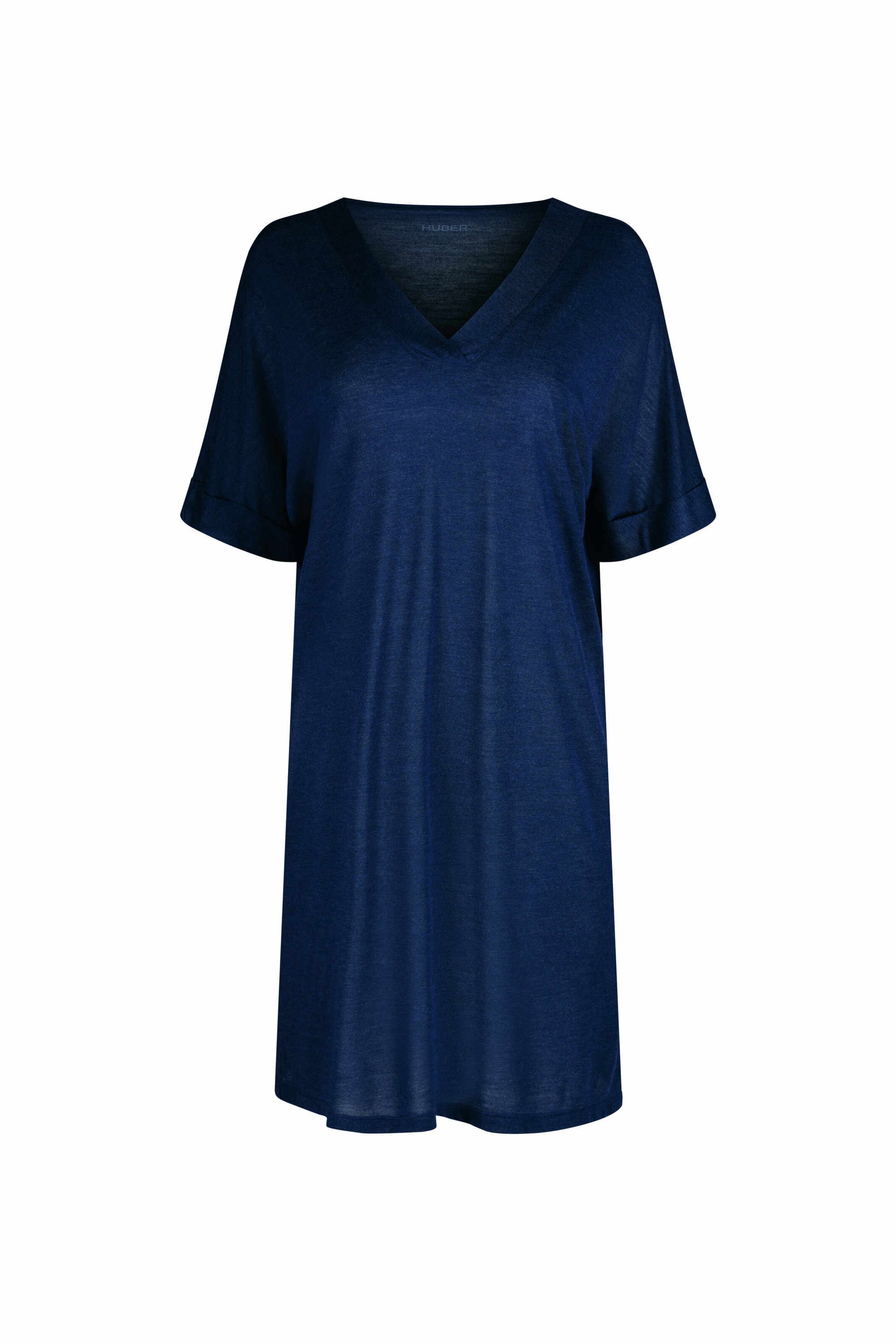 HUBER - Nachthemd 'Tropical Flair' in navy