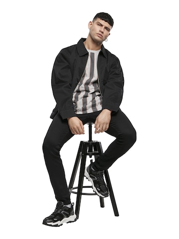 Urban Classics Regular fit Between-Season Jacket 'Workwear' in Black