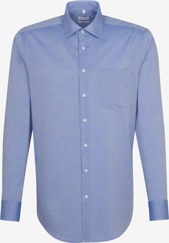 SEIDENSTICKER Regular fit Business Shirt in Blue: front