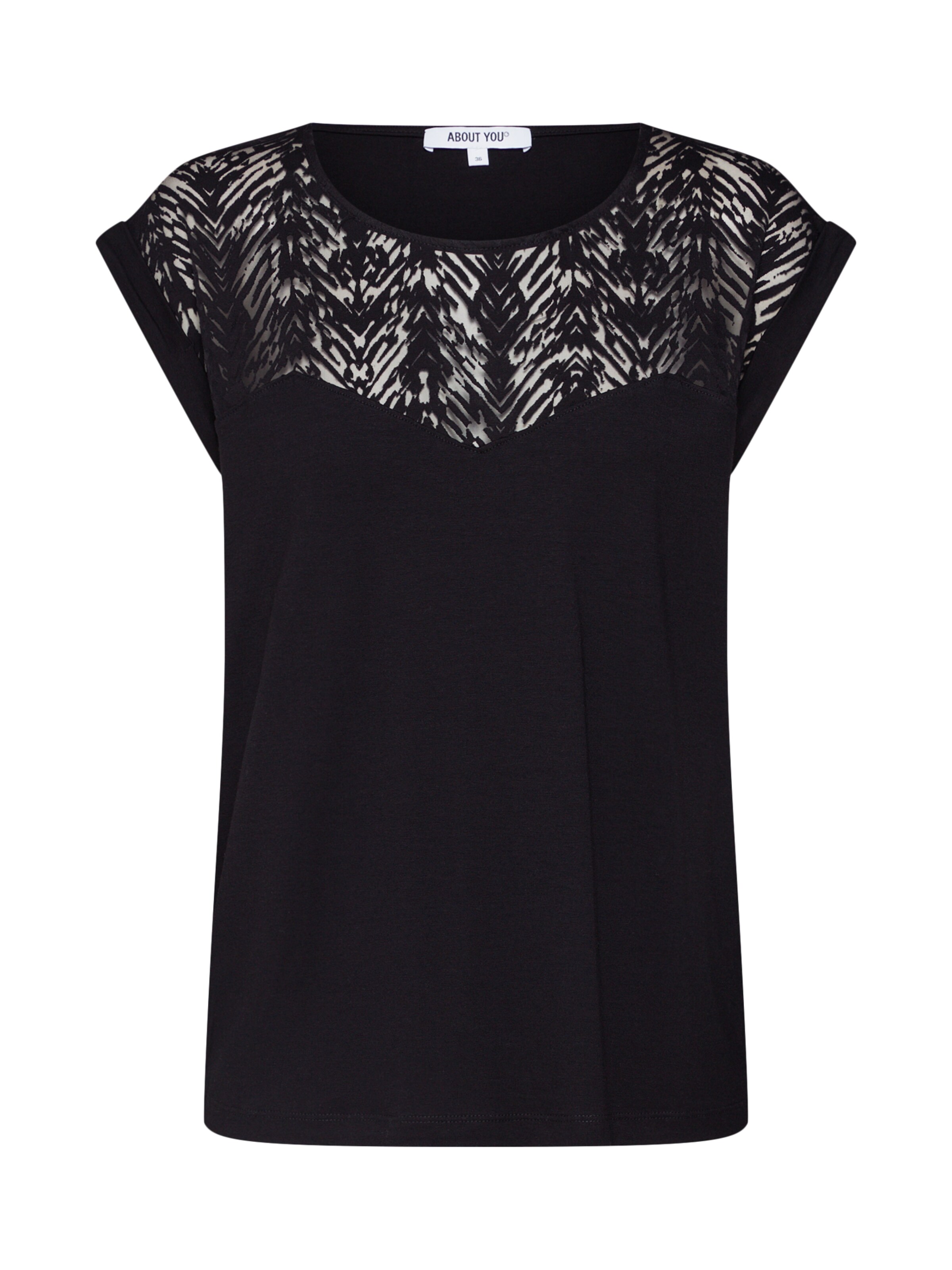 ABOUT YOU - Shirt 'Jolin' in schwarz