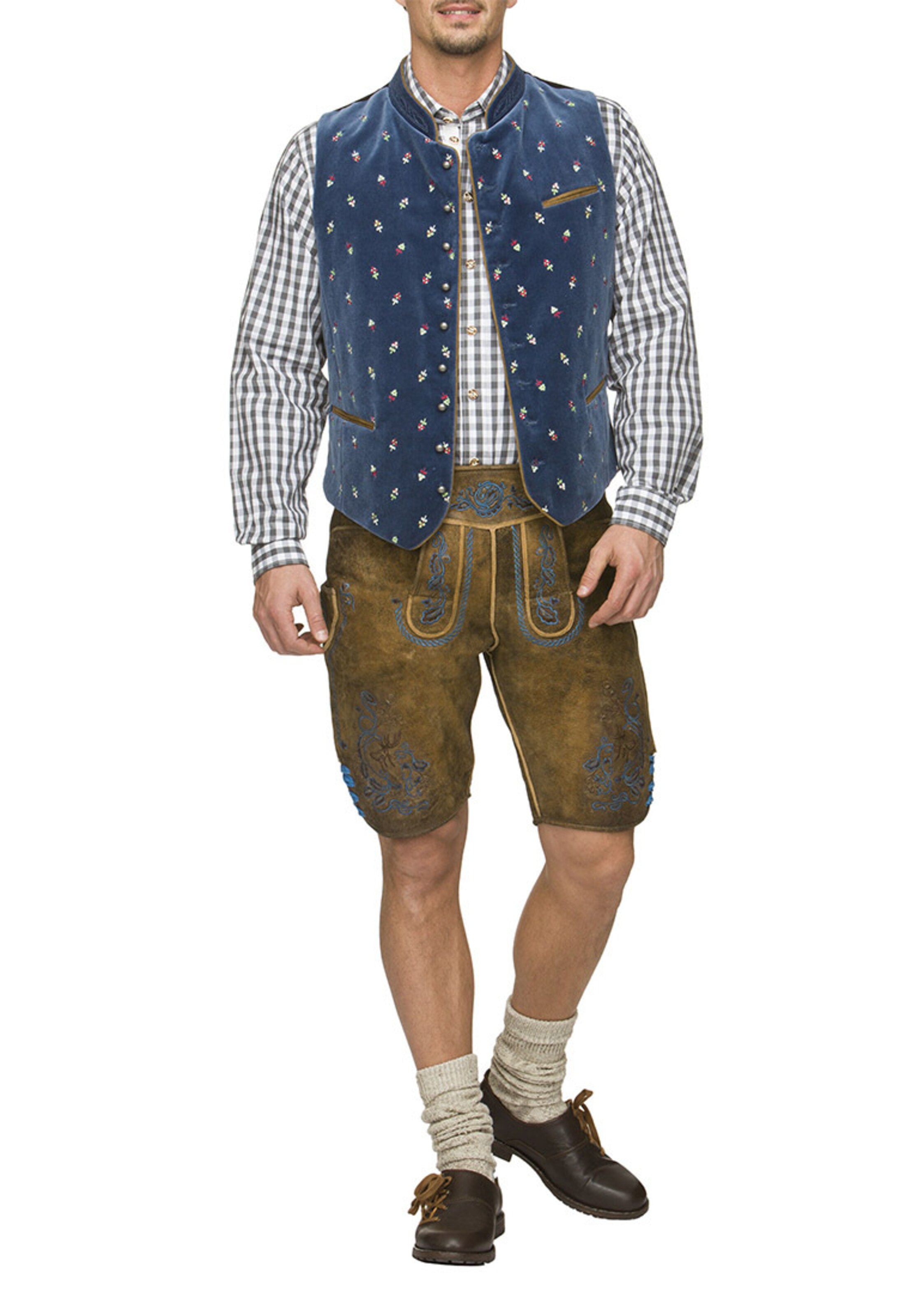 STOCKERPOINT Traditional vest in Blue