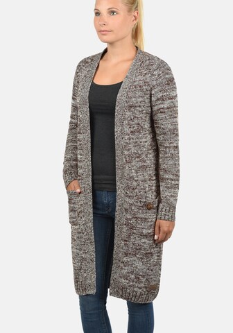 DESIRES Knit Cardigan in Brown: front