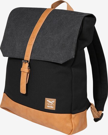 Iriedaily Rucksack in Schwarz: bočná strana