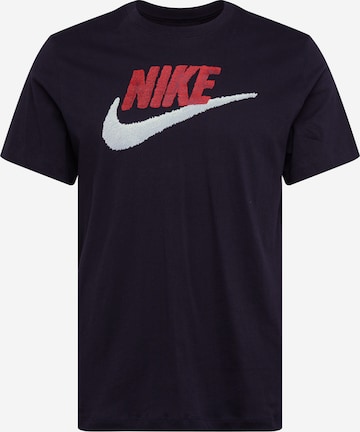 Nike Sportswear Regular fit Shirt 'Brand Mark' in Zwart: voorkant