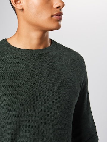 ESPRIT Sweater 'Honeycomb' in Green