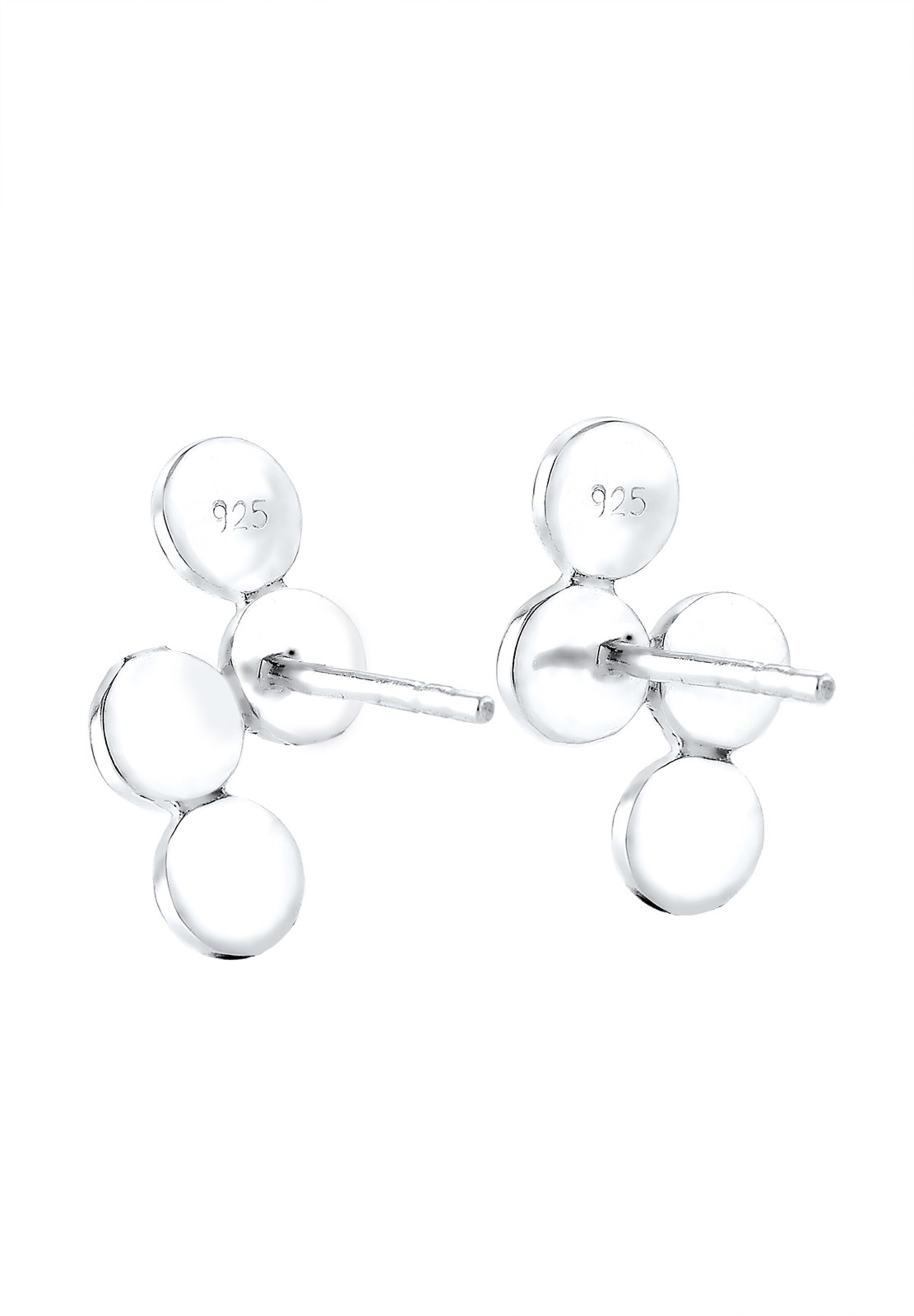 ELLI Oorbellen 'Kreis' in Zilver