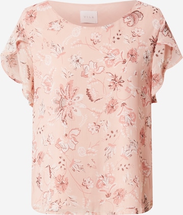 VILA - Blusa en rosa: frente