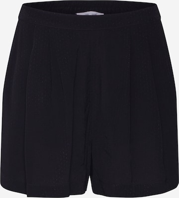 Wide leg Pantaloni con pieghe 'Ganda' di Samsøe Samsøe in nero: frontale